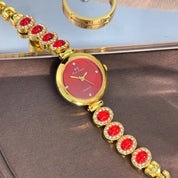 New diamond set small dial women's quartez watch