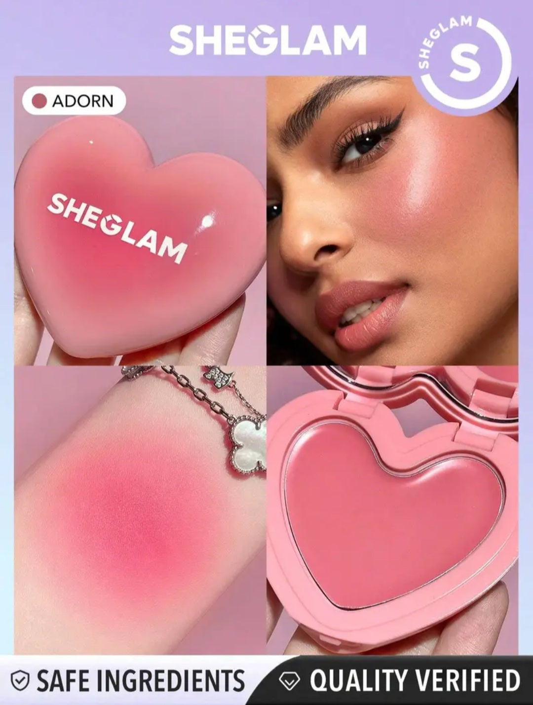 SHEGLAM Playing Cupid Cream Blush-Adorn