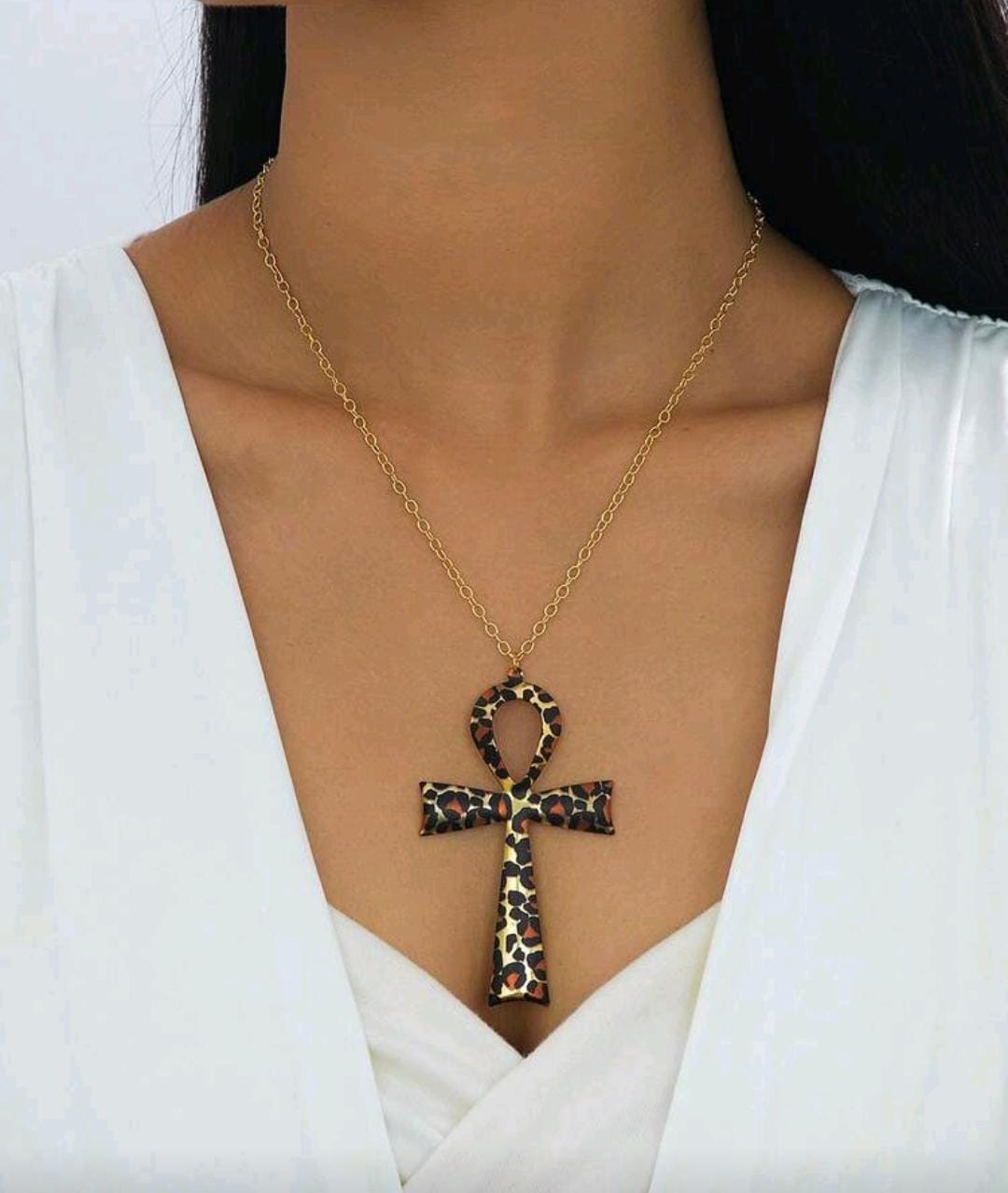 Ankh Key Necklace – Tiger Edition