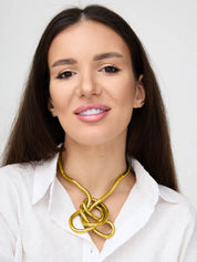 Snake necklace flexible