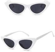 Elegant Retro Cat-Eye Triangle Sunglasses – Trendy Small Frame Back-to-School Fashion Glasses
