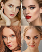Glitter Face Tattoos Gold BY SHEIN