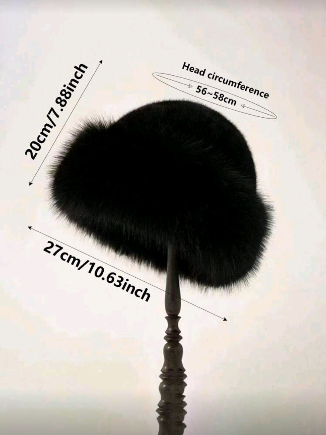 1/2/4pcs New Winter Furry Hats For Women, Autumn/Winter European & Korean Style Warm Hats, Fashionable Solid Color Flattering Mongolian Hats, Thickened Winter Outfits
