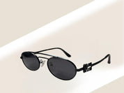 1pc Double Beam Metal Fashion Glasses