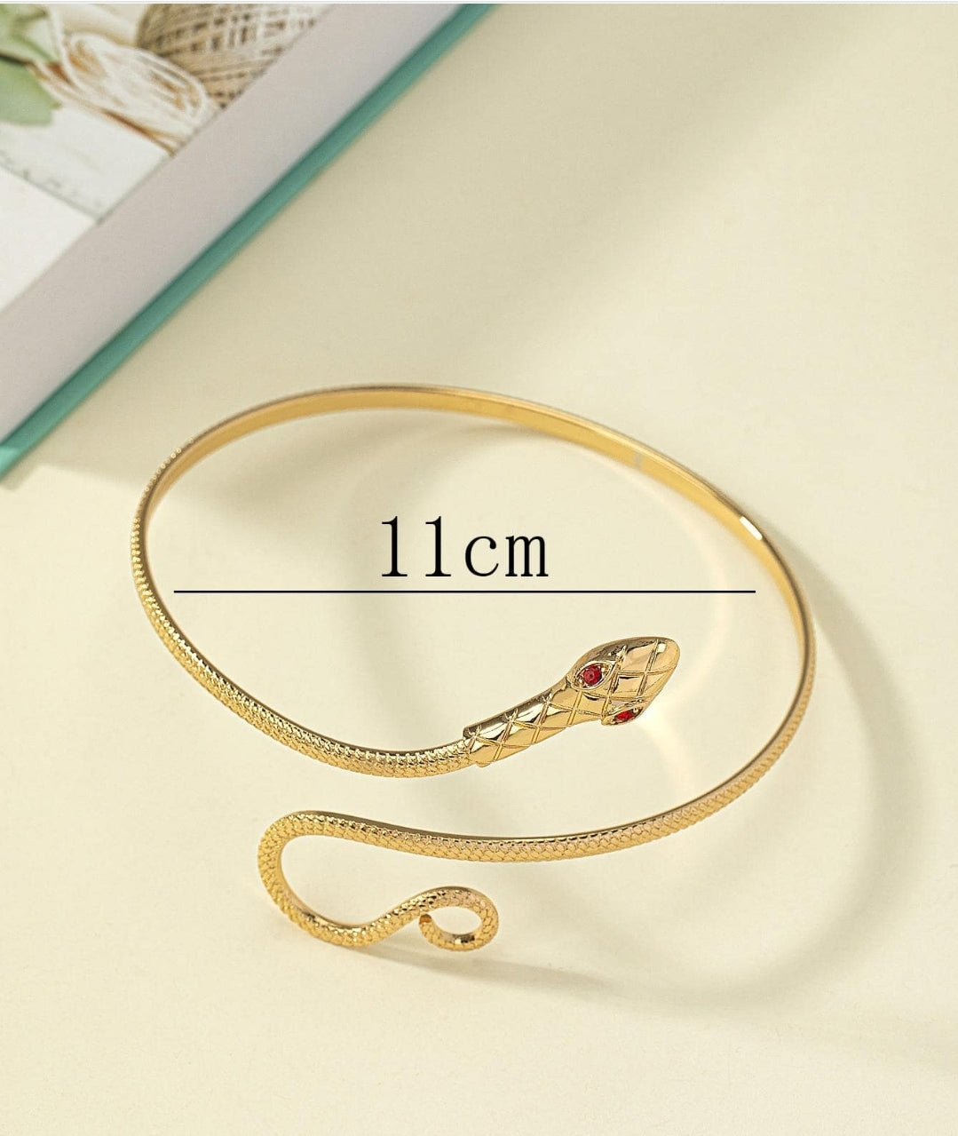 Open Snake Design Necklace for Women