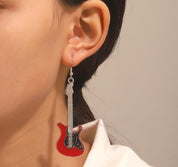 Musical Instrument Drop Earrings