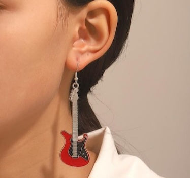 Musical Instrument Drop Earrings
