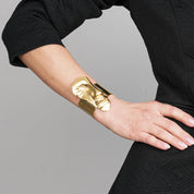 Modern Abstract Face Bracelet and Ring Set
