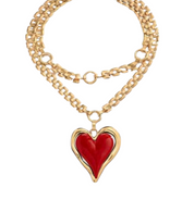 Red Heart Necklace