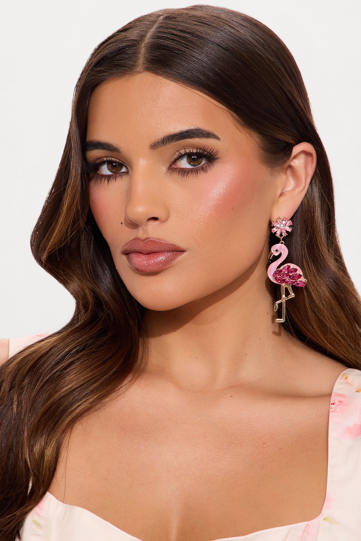Flamingos Before Amigos Earrings - Pink/combo