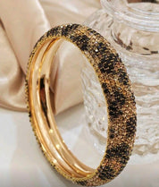 1pc Fashion Luxury Rhinestone Geometric Round Metal Bangle Bracelets, High-End Jewelry For Women Party