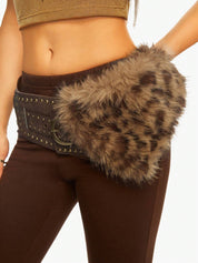 ZORESCOLEO Cintura elastica in vita vintage elegante in pelle felpata elegante cintura da donna per abiti e cappotti, Come da immagine., About 110cm in length