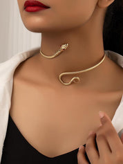 Open Snake Design Necklace for Women