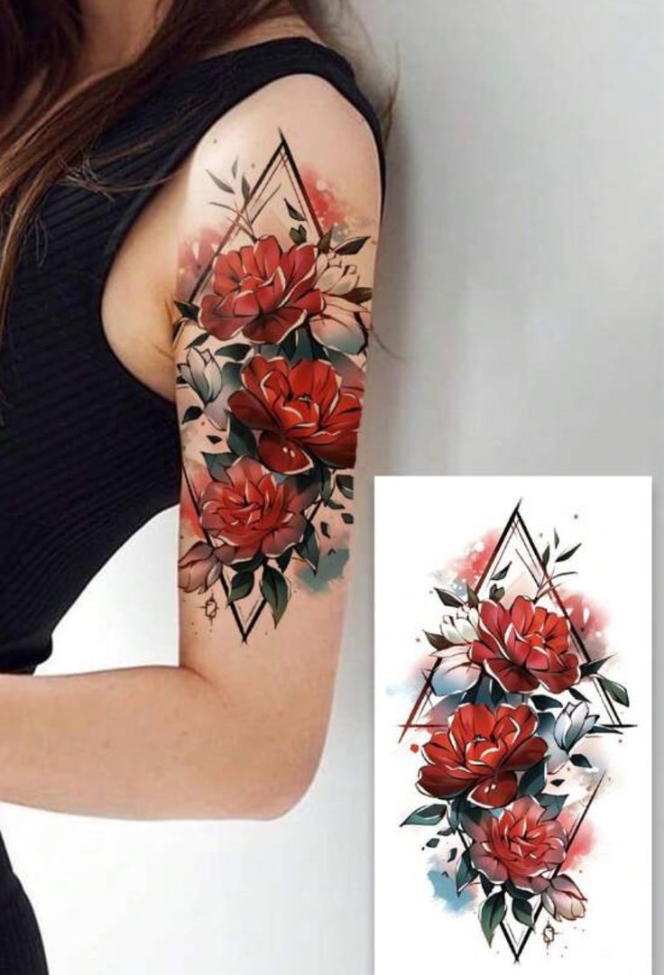 Flowers tatoo