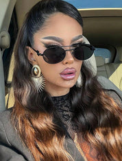 1pc Double Beam Metal Fashion Glasses