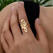 Musical Gold Adjustable Ring