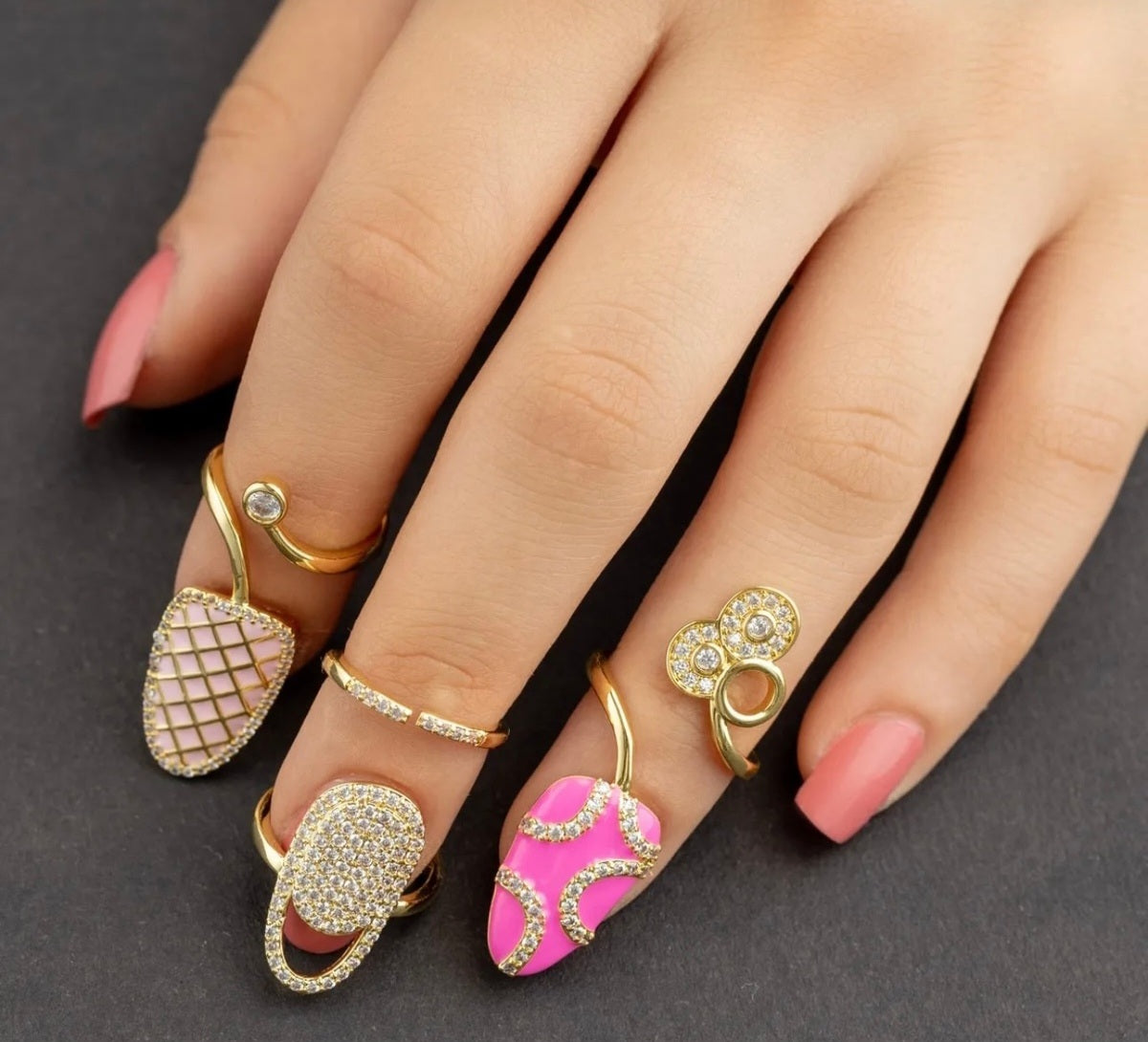 Minimalist Stainless Steel Knuckle Ring