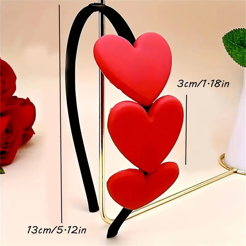 Pink Heart-Shaped Hair Claw for Women – Valentine’s Day Accessory