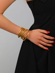 Snake necklace flexible
