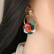 Gold shiny decorative high-heel brooch pin, a large ornamental accessory perfect for parties, holidays, and special occasions.