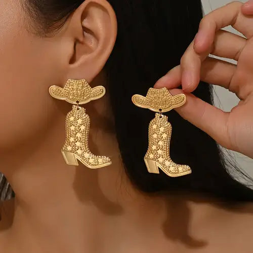 COWGIRL DANGLE EARRINGS
