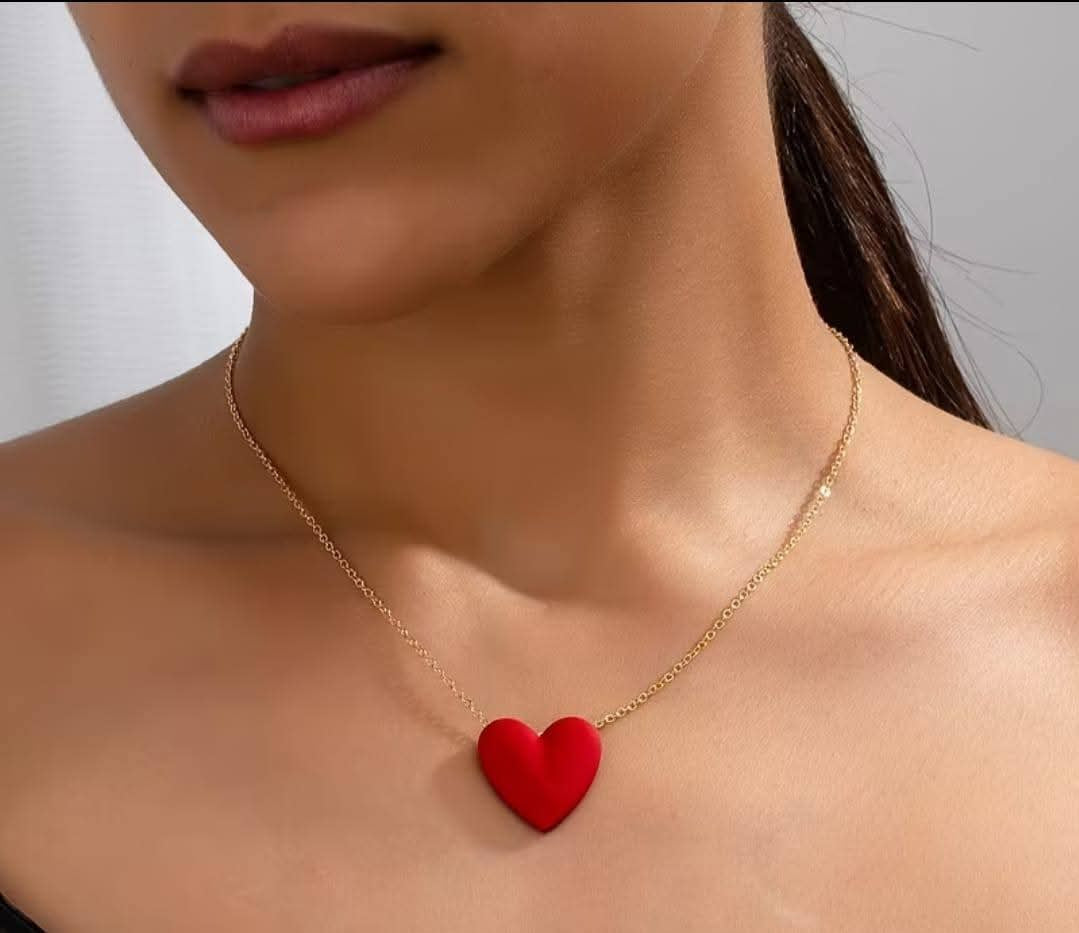 Red Heart Necklace