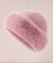 1/2/4pcs New Winter Furry Hats For Women, Autumn/Winter European & Korean Style Warm Hats, Fashionable Solid Color Flattering Mongolian Hats, Thickened Winter Outfits