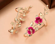 Women’s Floral Nail Rings – Rose Decor Fingertip Accessories