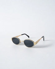 Oval Frame Rhinestone Decorated Women Fashion Glasses BY SHEIN