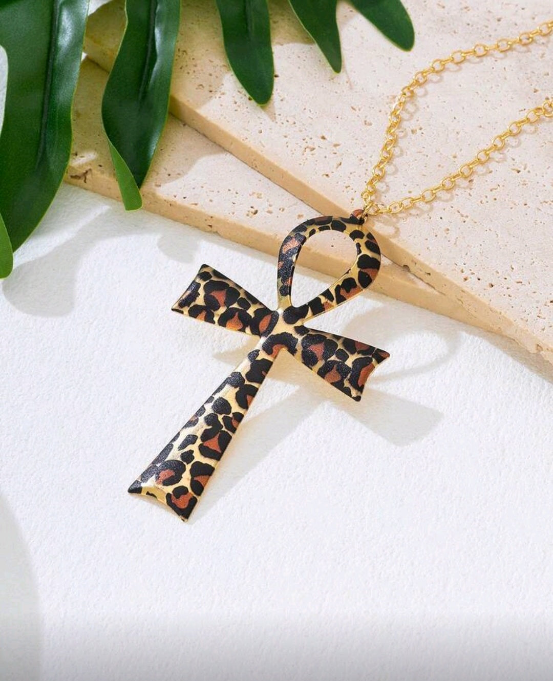 Ankh Key Necklace – Tiger Edition