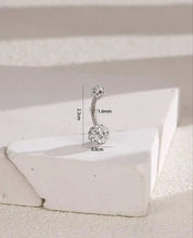 1pc simple and round ball navel ring women’s body piercing super flash party navel nail belly decoration
