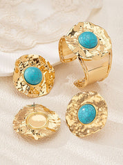 Wholesale Flower Shape Bracelet Accessories Drop Earrings Rings