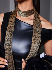 Elegant Tiger Print Scarf for Women – Soft, Stylish, and Perfect for Any Outfit