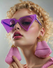 Wholesale Gafas De Sol Triangulares De Moda Con Personalidad Exagerada