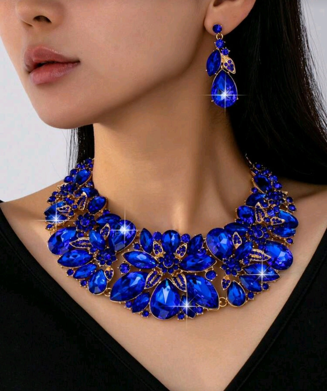 1 Set Elegant Luxury Elegant Palace Style Romantic Wedding/Banquet Artificial Gemstone Colorful Women Charming Jewelry Set, Matching Evening Dress, A Surprise Gift For Loved Ones