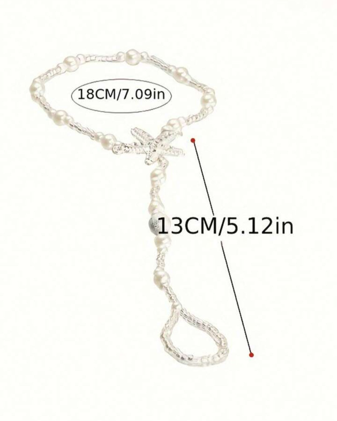 1pc Fashion Faux Pearl Barefoot Sandals Anklet Toe Ring Beach Bracelet for Women Girls Jewelry Accessory Gift
