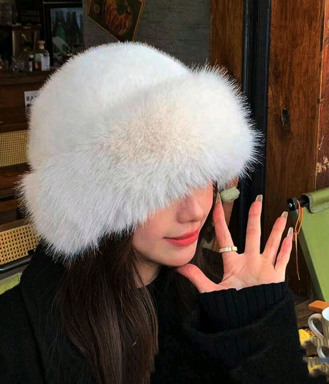 1/2/4pcs New Winter Furry Hats For Women, Autumn/Winter European & Korean Style Warm Hats, Fashionable Solid Color Flattering Mongolian Hats, Thickened Winter Outfits