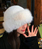 1/2/4pcs New Winter Furry Hats For Women, Autumn/Winter European & Korean Style Warm Hats, Fashionable Solid Color Flattering Mongolian Hats, Thickened Winter Outfits