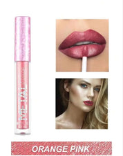 Waterproof Liquid Lipstick,Lip Gloss Lip Cream Sakura Pink
